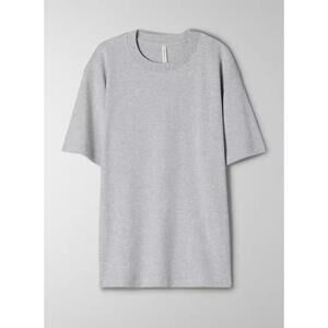 The Group by Babaton PEGASUS T-SHIRT Heather Light Cool Grey XXS Oversized Tee